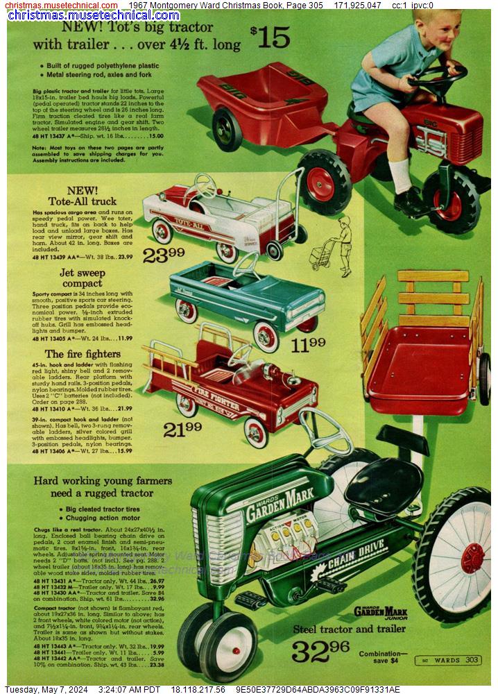 1967 Montgomery Ward Christmas Book, Page 305