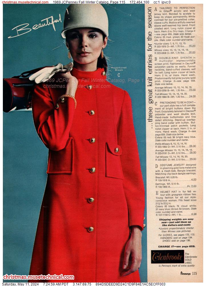 1969 JCPenney Fall Winter Catalog, Page 115