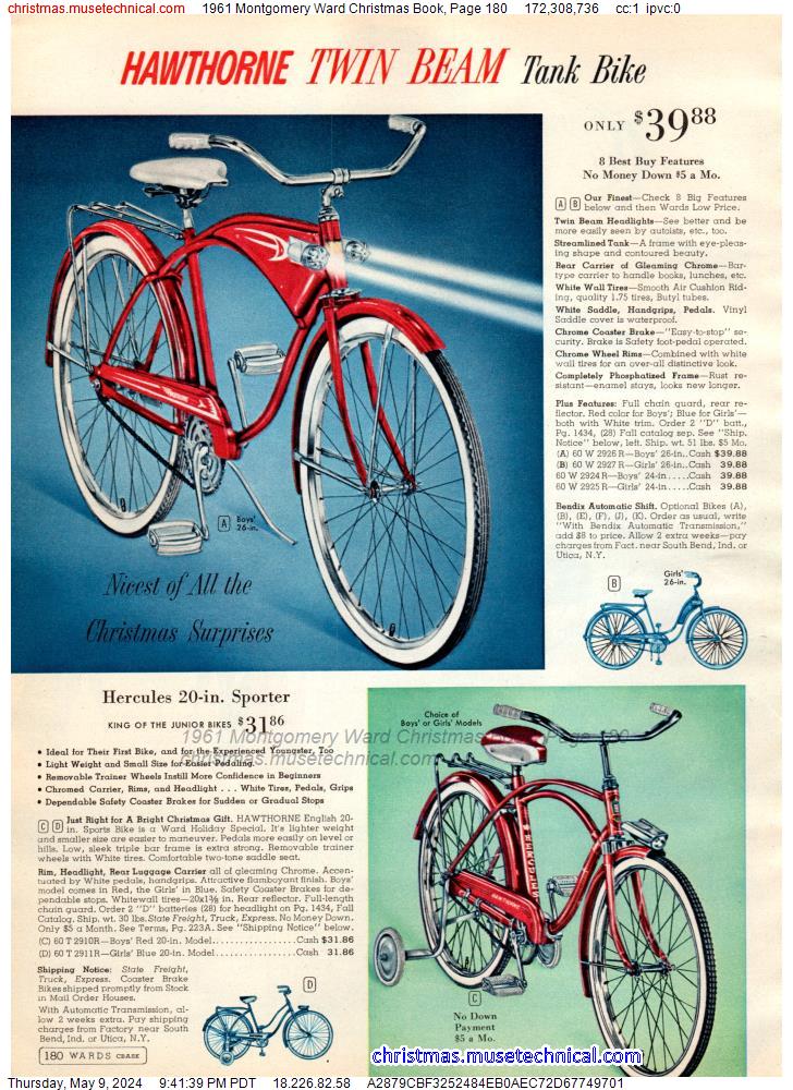 1961 Montgomery Ward Christmas Book, Page 180
