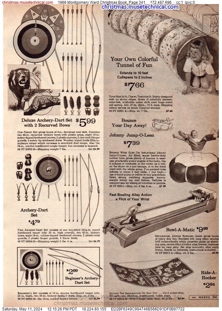 1966 Montgomery Ward Christmas Book, Page 341