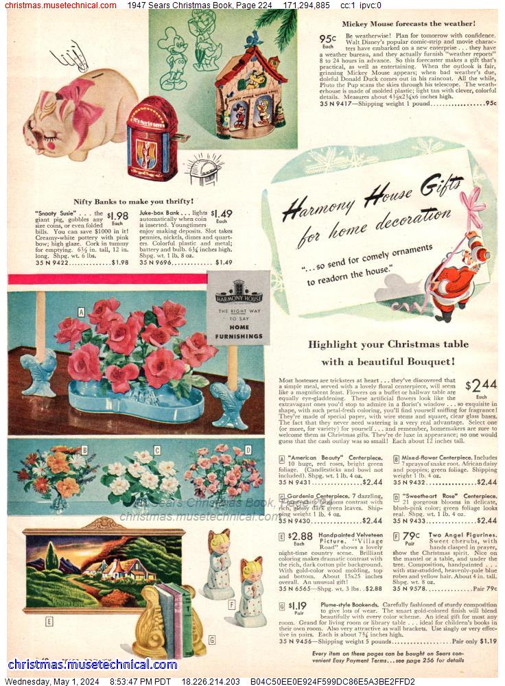1947 Sears Christmas Book, Page 224