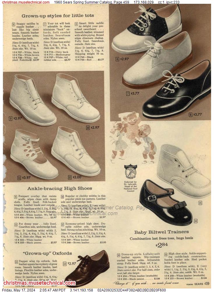 1960 Sears Spring Summer Catalog, Page 459
