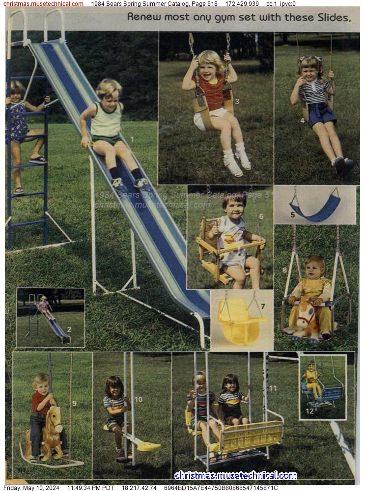 1984 Sears Spring Summer Catalog, Page 518