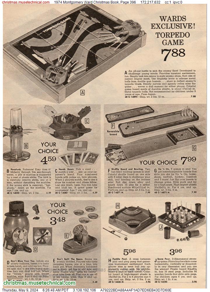 1974 Montgomery Ward Christmas Book, Page 396