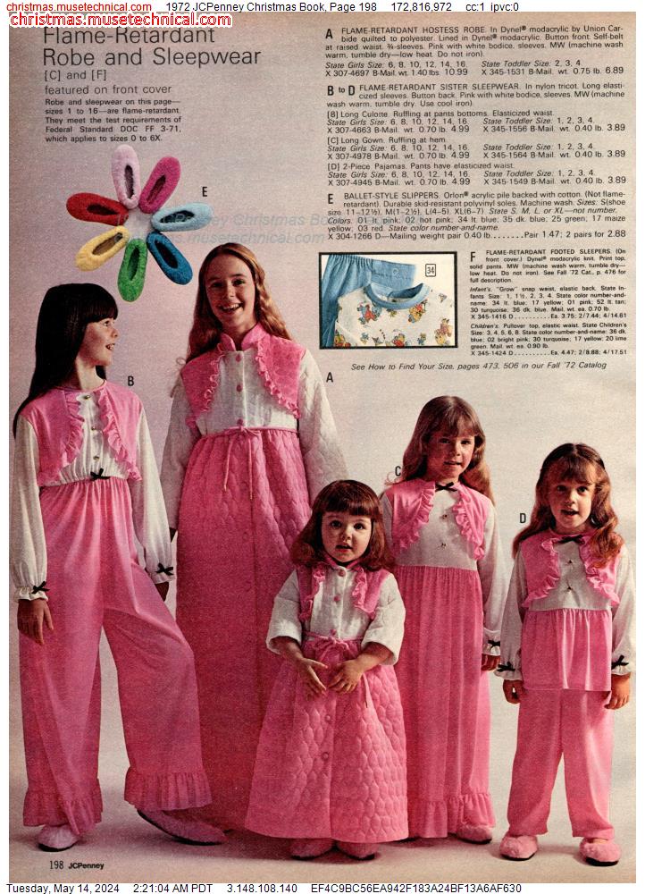 1972 JCPenney Christmas Book, Page 198