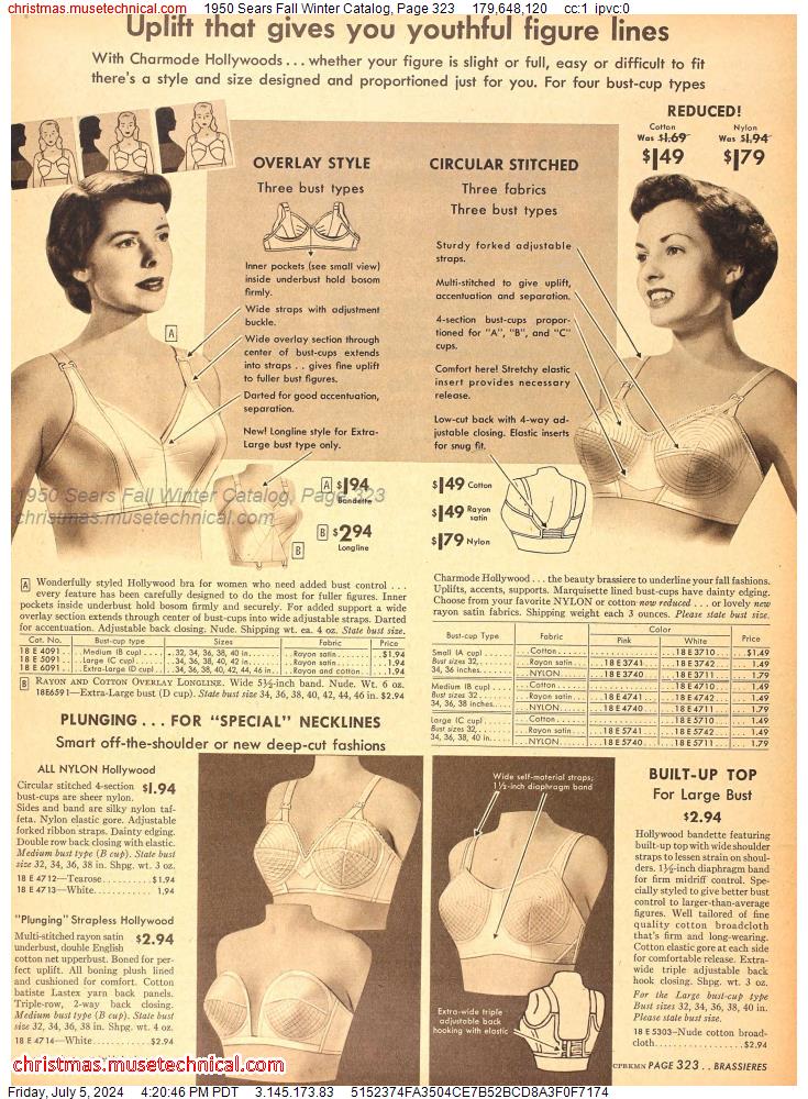 1950 Sears Fall Winter Catalog, Page 323