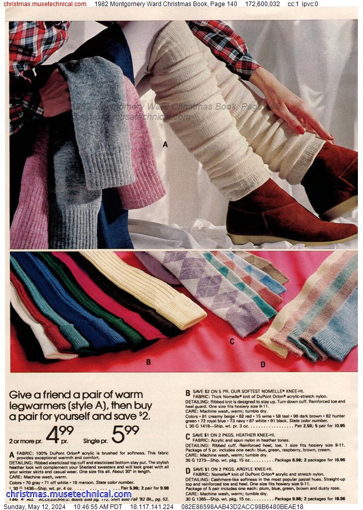 1982 Montgomery Ward Christmas Book, Page 140