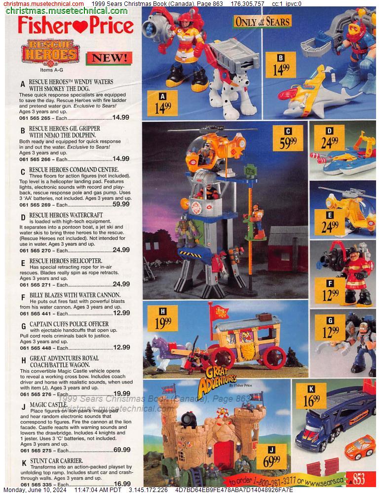 1999 Sears Christmas Book (Canada), Page 863