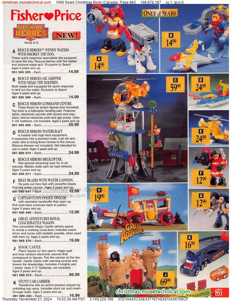 1999 Sears Christmas Book (Canada), Page 863