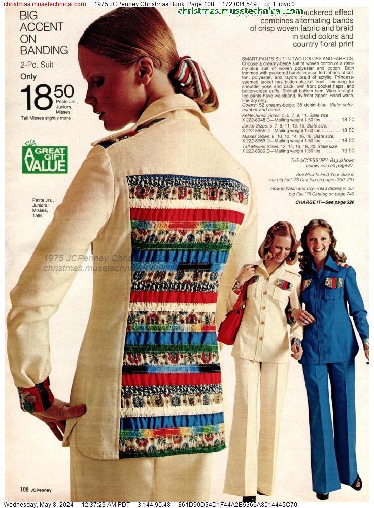 1975 JCPenney Christmas Book, Page 108