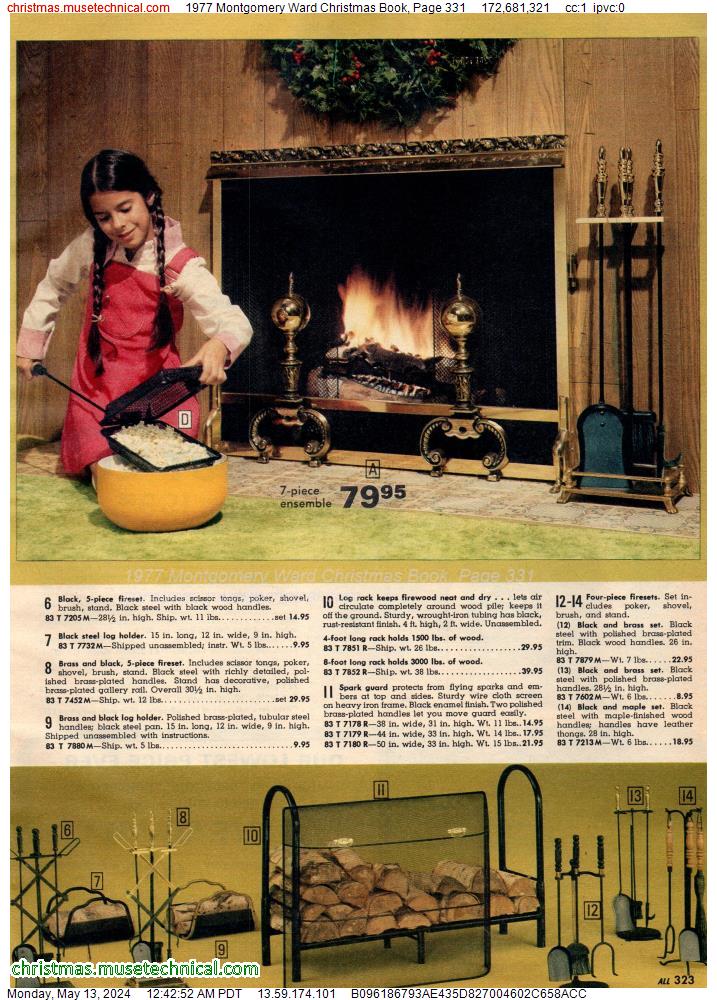 1977 Montgomery Ward Christmas Book, Page 331