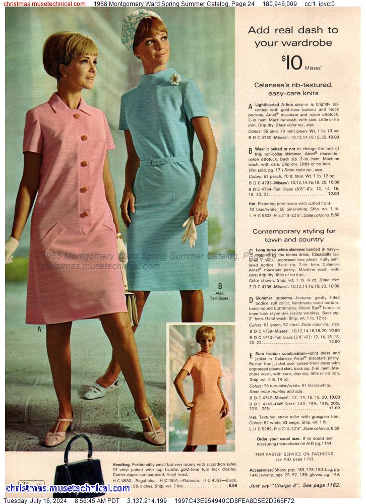 1968 Montgomery Ward Spring Summer Catalog, Page 24