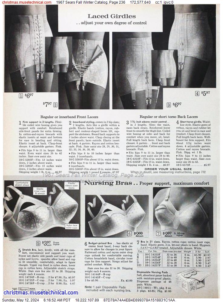 1967 Sears Fall Winter Catalog, Page 236