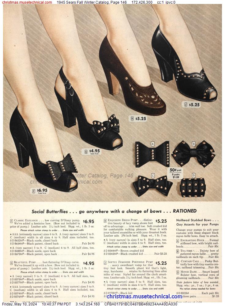 1945 Sears Fall Winter Catalog, Page 146