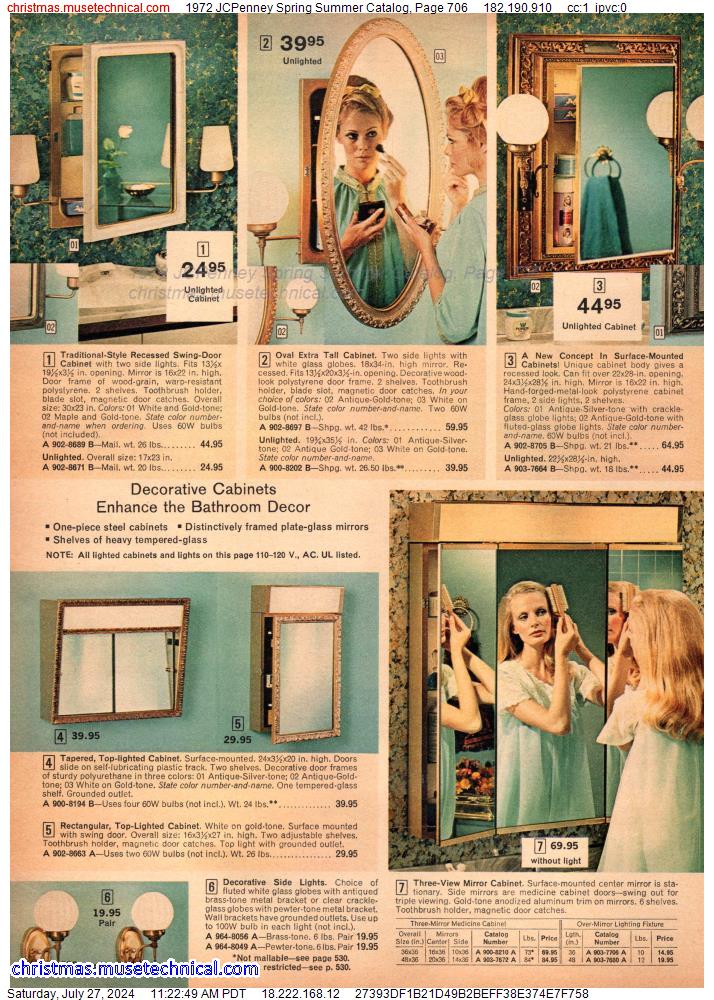 1972 JCPenney Spring Summer Catalog, Page 706