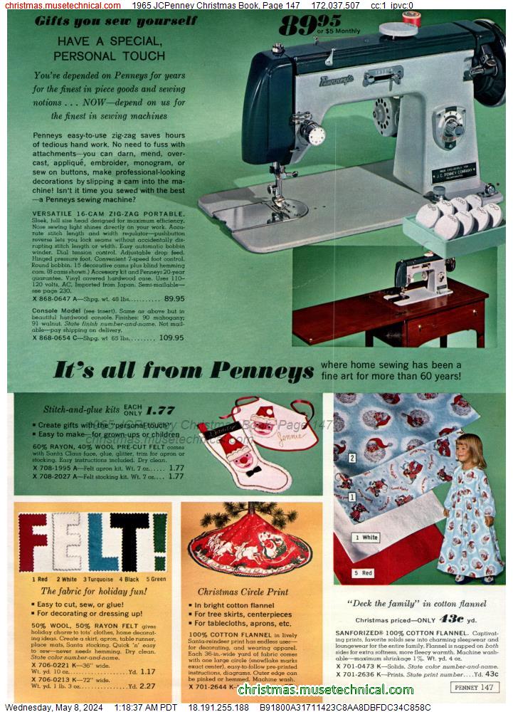 1965 JCPenney Christmas Book, Page 147