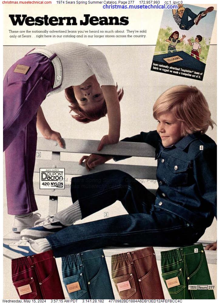 1974 Sears Spring Summer Catalog, Page 277