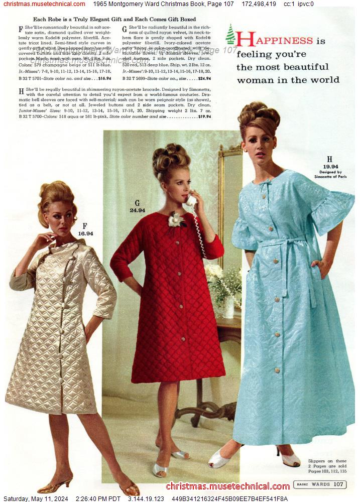1965 Montgomery Ward Christmas Book, Page 107