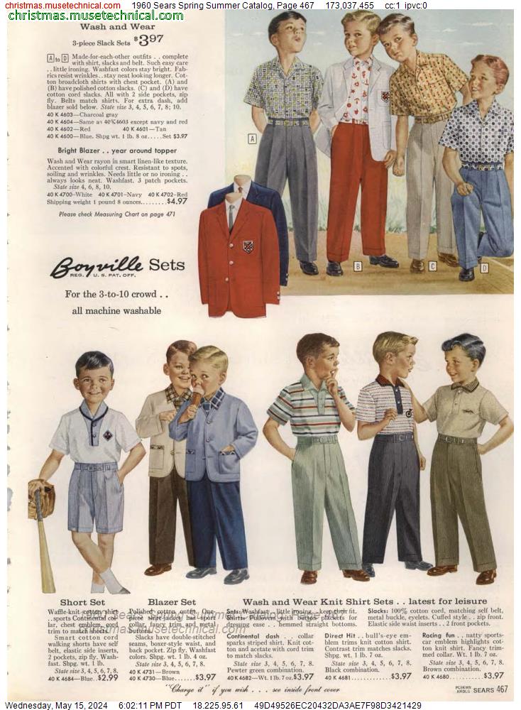 1960 Sears Spring Summer Catalog, Page 467