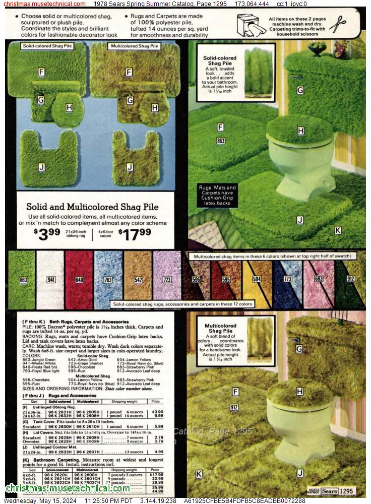1978 Sears Spring Summer Catalog, Page 1295