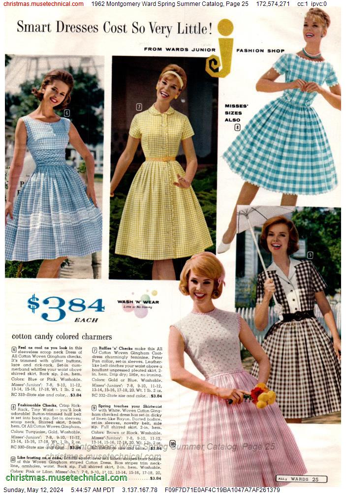 1962 Montgomery Ward Spring Summer Catalog, Page 25