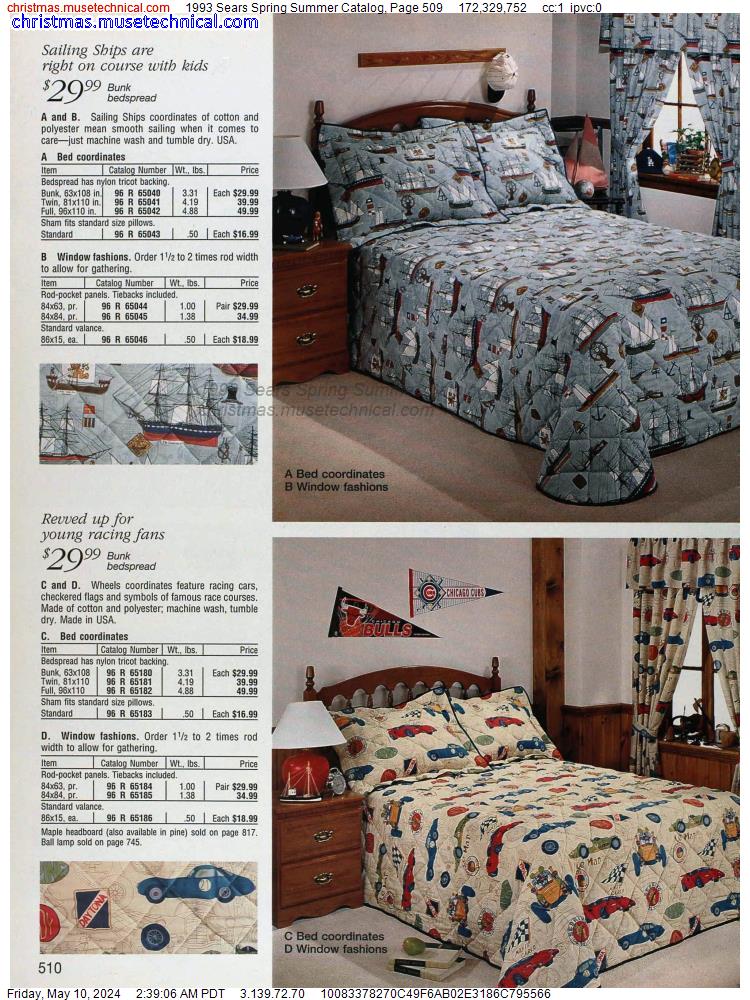 1993 Sears Spring Summer Catalog, Page 509