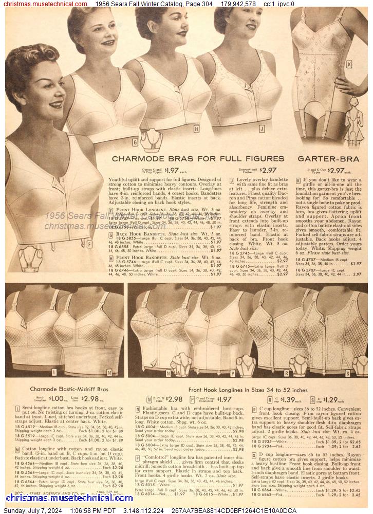 1956 Sears Fall Winter Catalog, Page 304