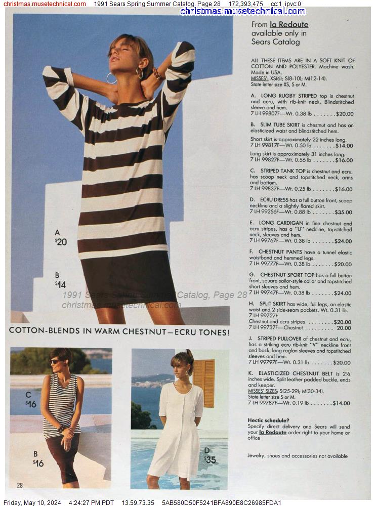 1991 Sears Spring Summer Catalog, Page 28