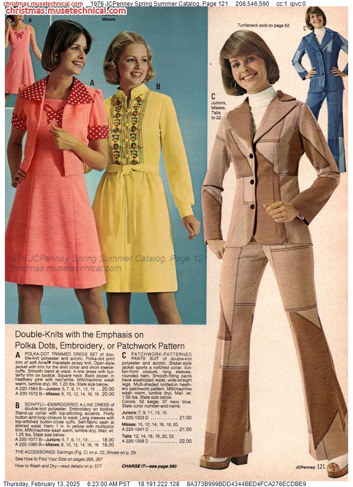 1976 JCPenney Spring Summer Catalog, Page 121