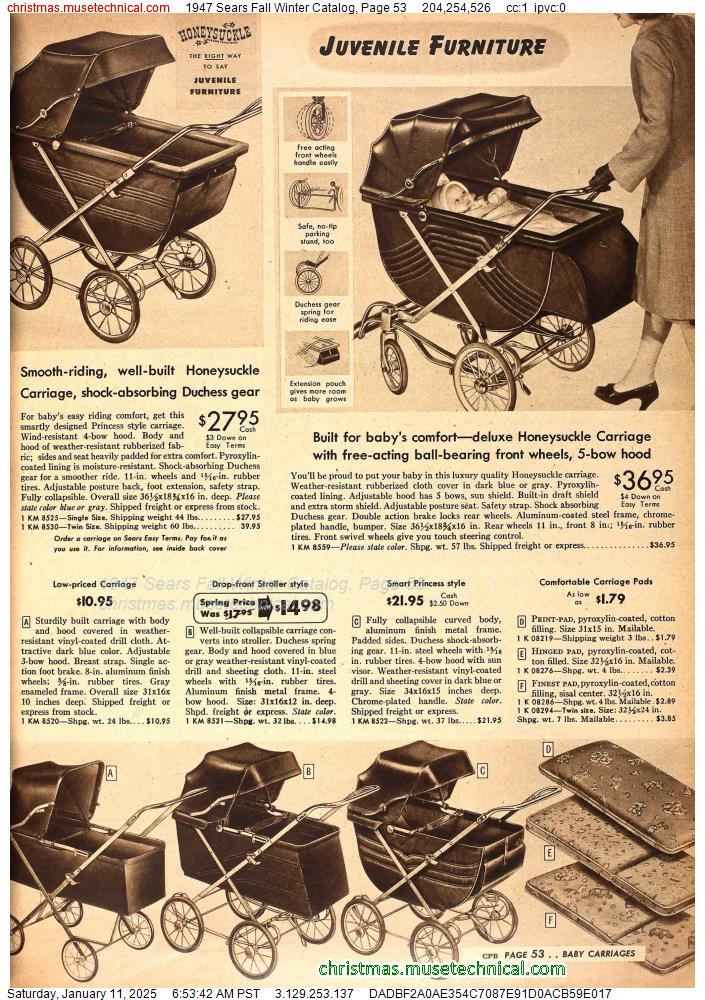 1947 Sears Fall Winter Catalog, Page 53