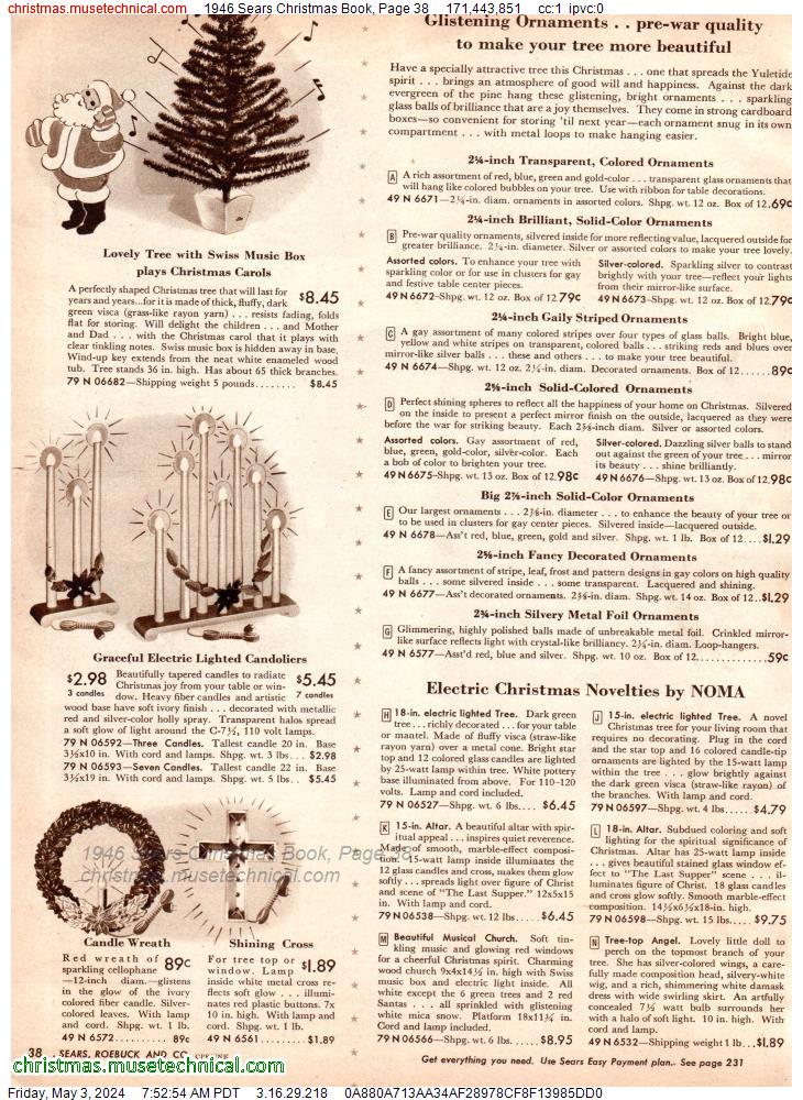 1946 Sears Christmas Book, Page 38