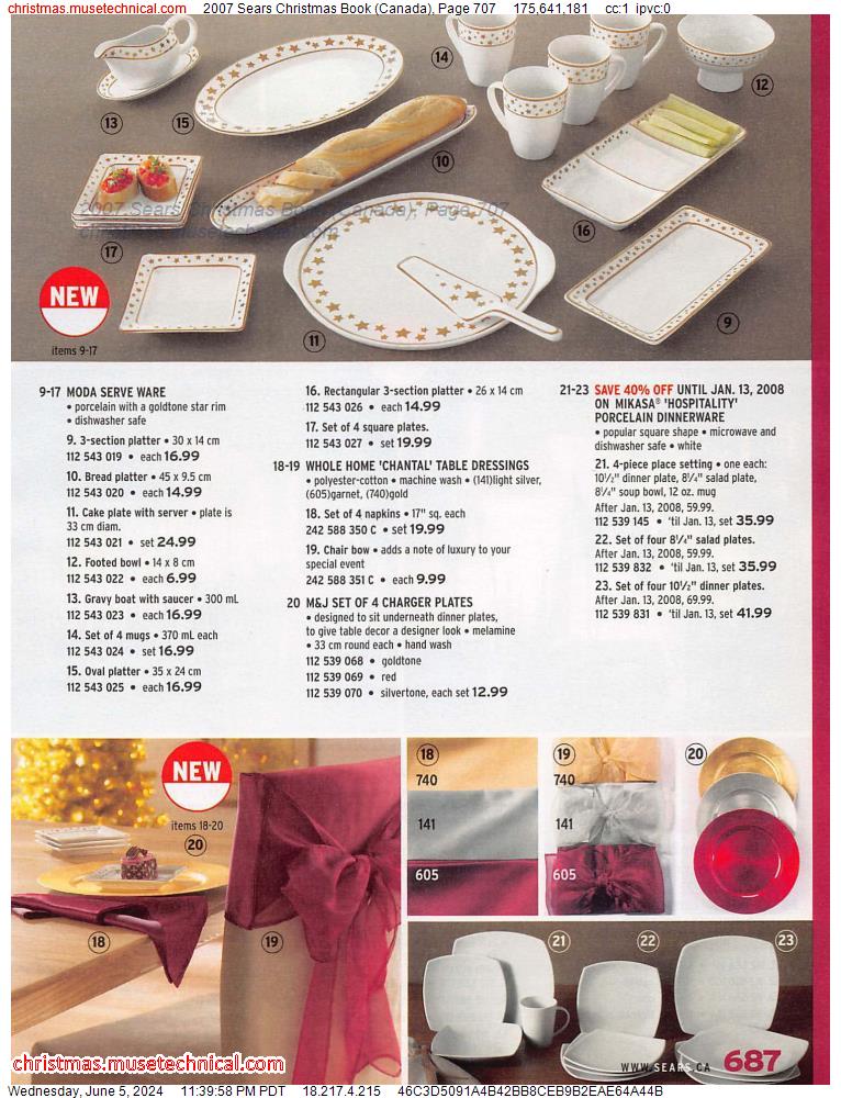 2007 Sears Christmas Book (Canada), Page 707