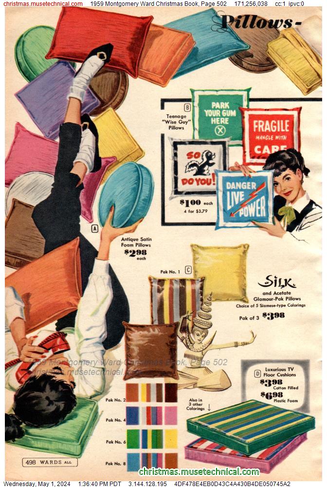 1959 Montgomery Ward Christmas Book, Page 502