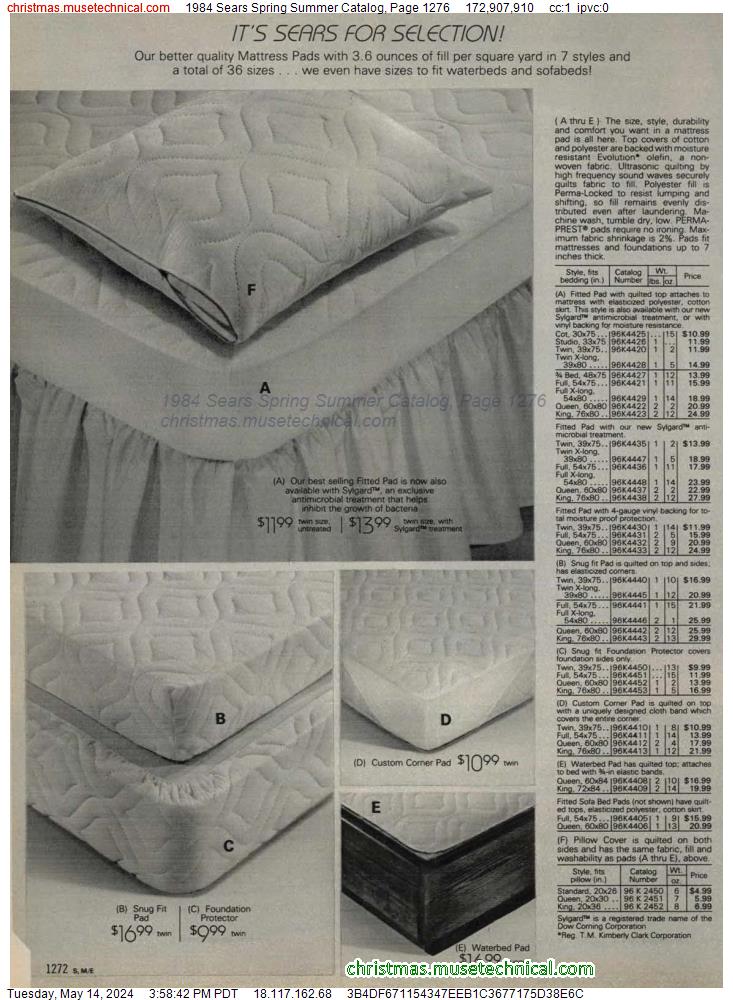 1984 Sears Spring Summer Catalog, Page 1276