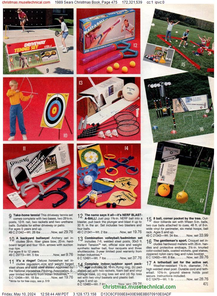 1989 Sears Christmas Book, Page 475