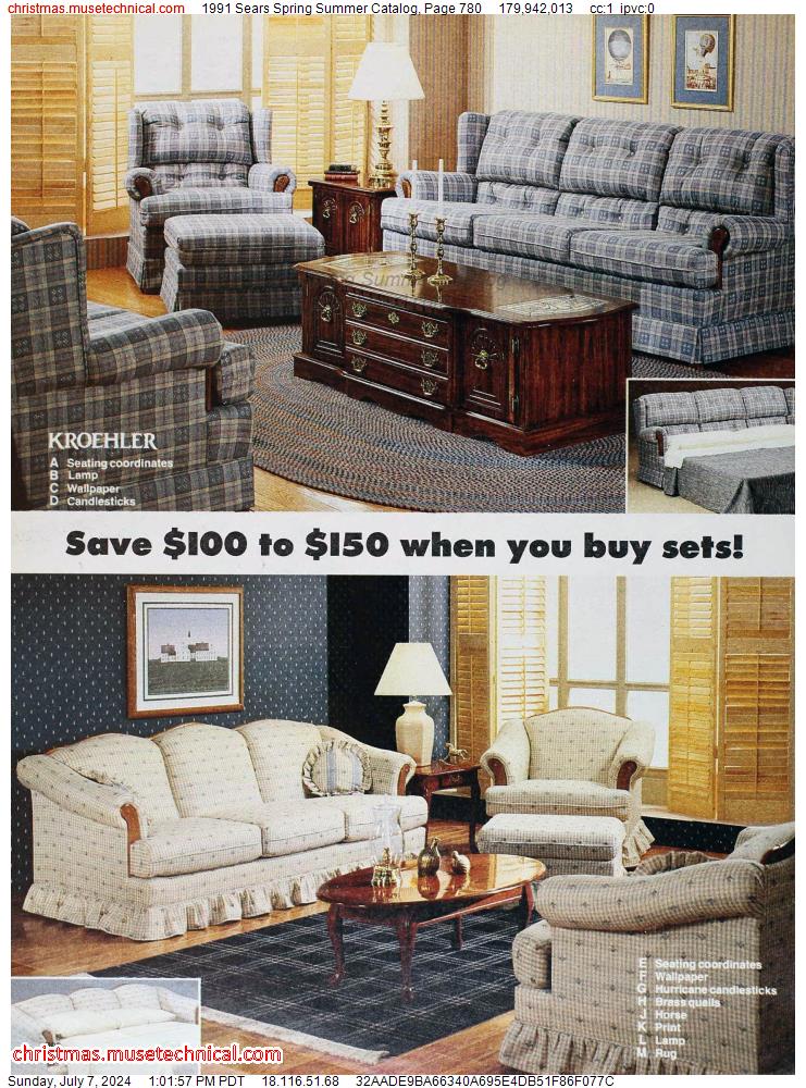 1991 Sears Spring Summer Catalog, Page 780