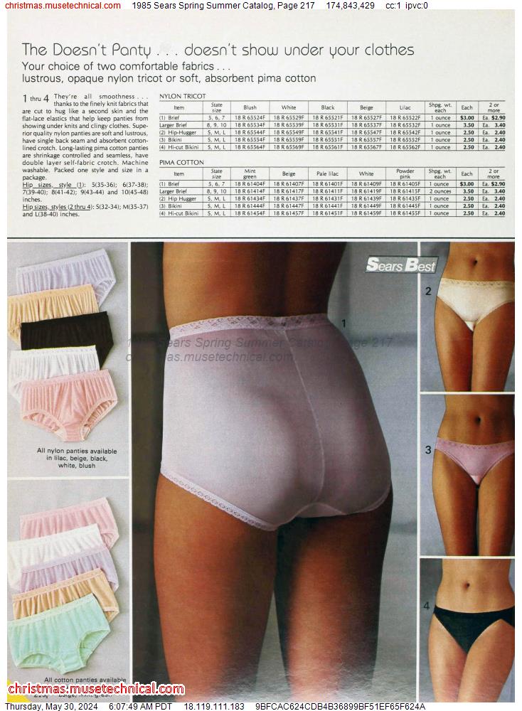 1985 Sears Spring Summer Catalog, Page 217