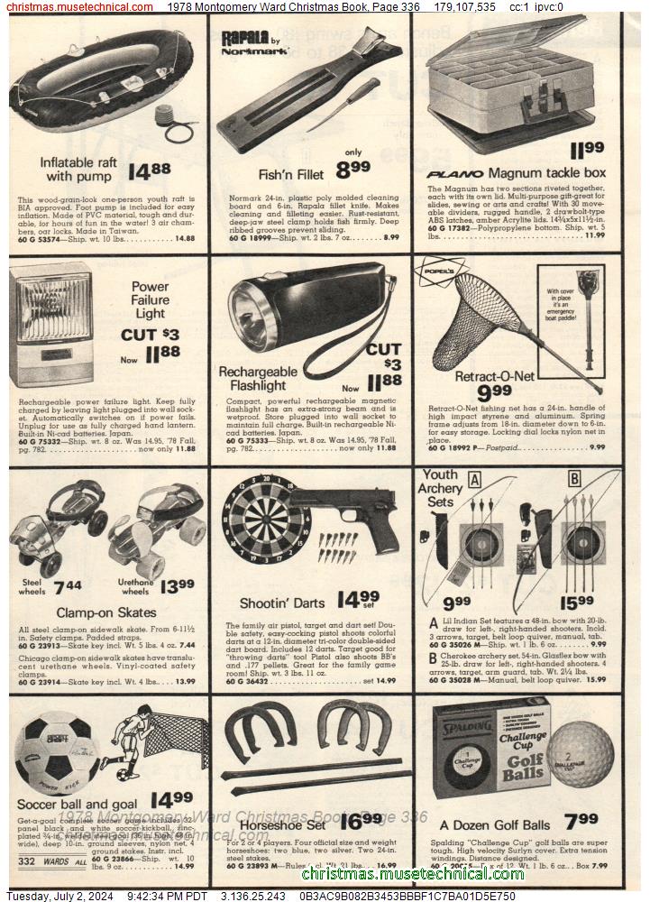 1978 Montgomery Ward Christmas Book, Page 336
