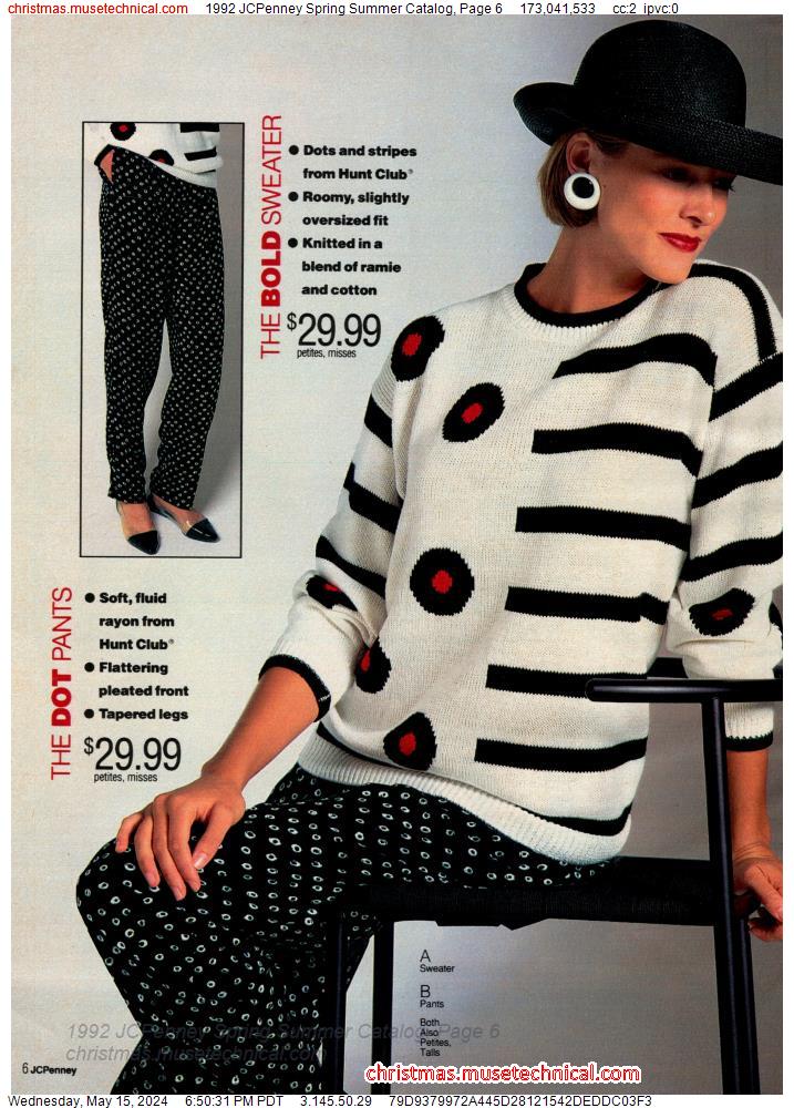 1992 JCPenney Spring Summer Catalog, Page 6