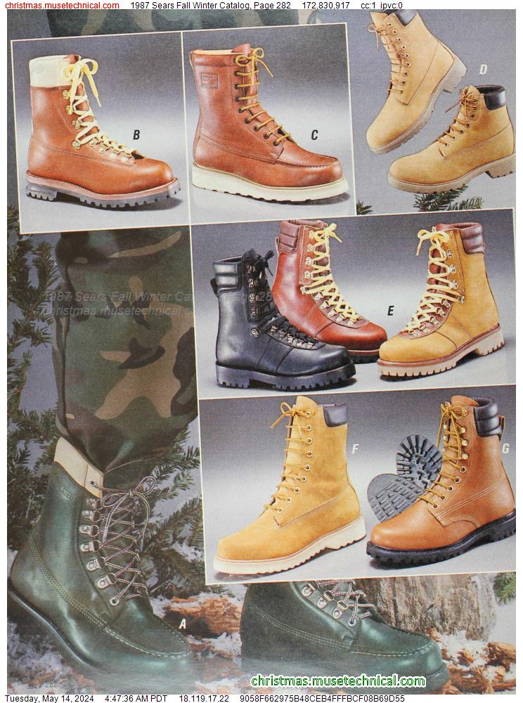 1987 Sears Fall Winter Catalog, Page 282