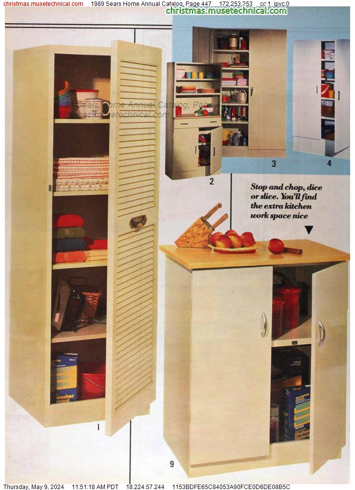 1989 Sears Home Annual Catalog, Page 447