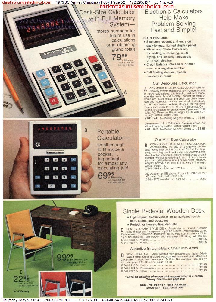 1973 JCPenney Christmas Book, Page 52