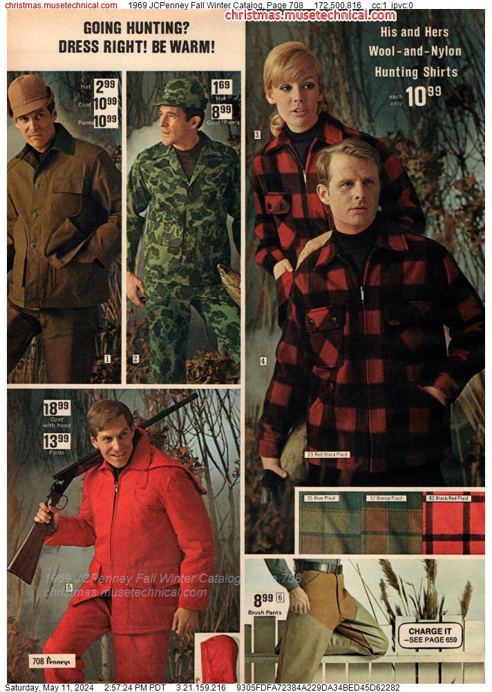 1969 JCPenney Fall Winter Catalog, Page 708