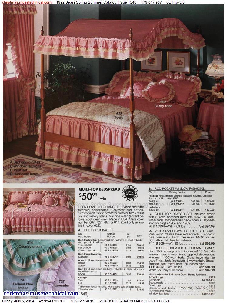 1992 Sears Spring Summer Catalog, Page 1546
