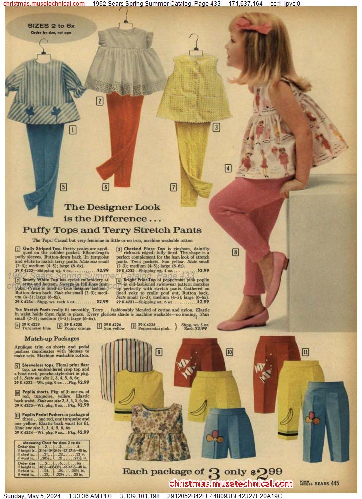 1962 Sears Spring Summer Catalog, Page 433