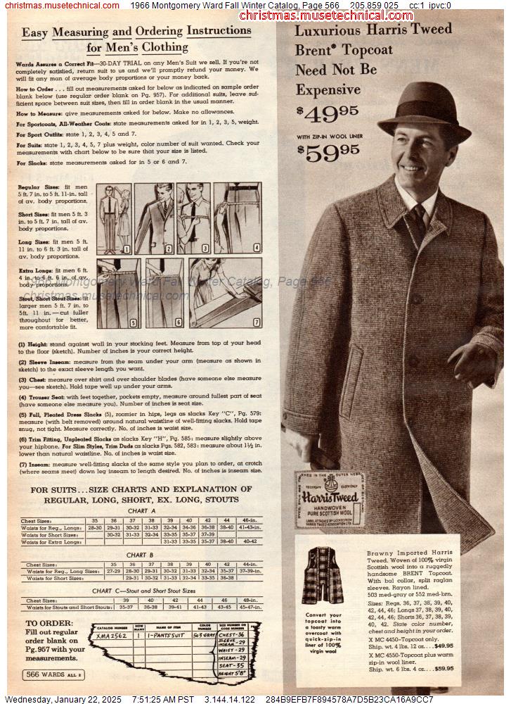 1966 Montgomery Ward Fall Winter Catalog, Page 566