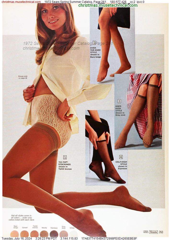 1972 Sears Spring Summer Catalog, Page 261