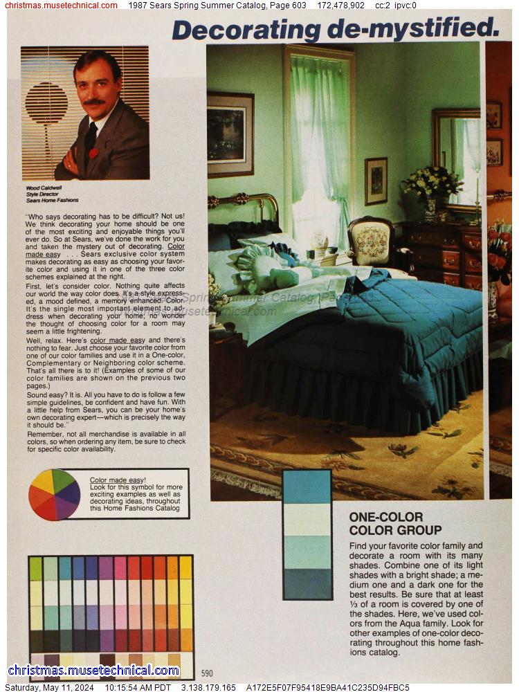 1987 Sears Spring Summer Catalog, Page 603