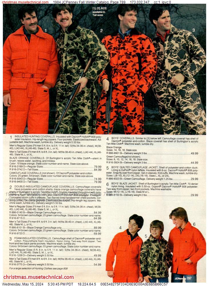 1984 JCPenney Fall Winter Catalog, Page 789