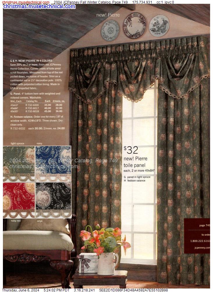 2004 JCPenney Fall Winter Catalog, Page 749